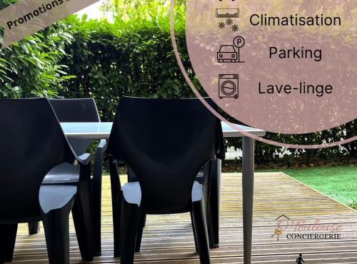 L'instant Détente avec terrasse climatisation et parking