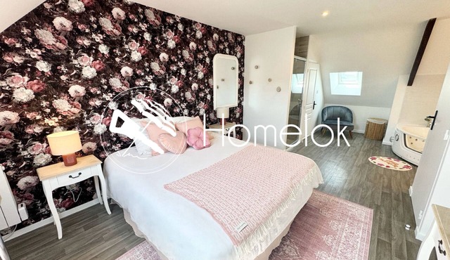 L’instant rose - Cocon fleuri avec jacuzzi