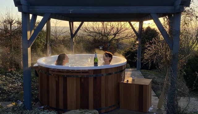 l'Intemporel Maison View on the vineyard