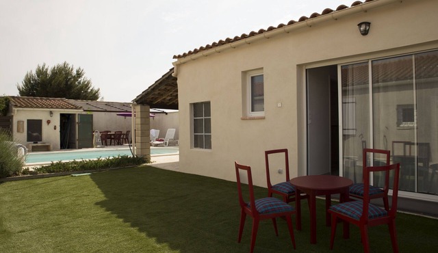 l'Obrador 25 m2 - Kitchen & terrace - pool access