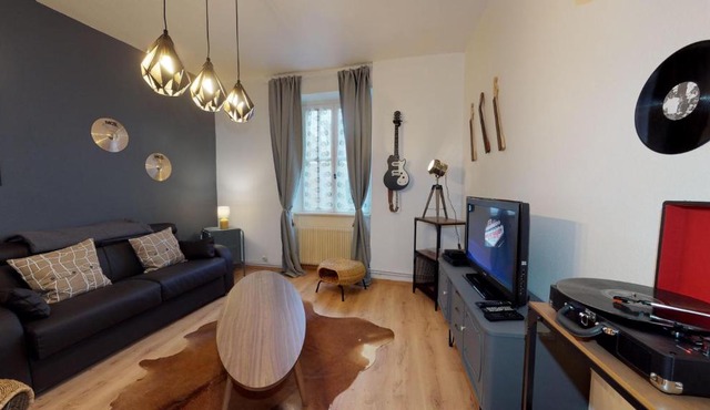 L'OCTAVE Colmar apartment 1 bedroom & living-room