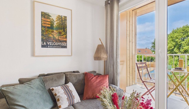 L'Ondée - apartment for 4 people - shared pool