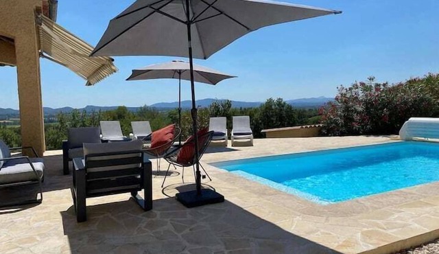 L'oustal de cigales, panoramic view