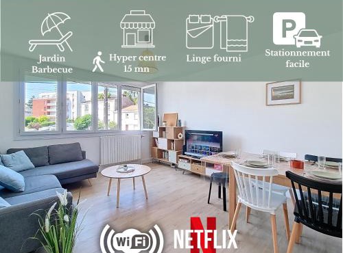 L'Urbaine, Maison de ville spacieuse, Jardin, WIFI