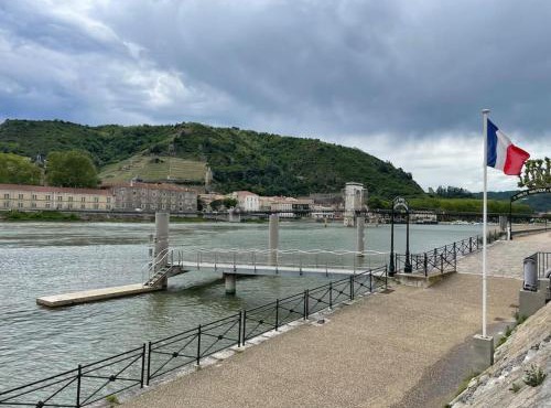 La Batellerie, vue sur Rhône
