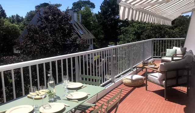 La Baule Les Pins - T3 -62 m2 Southwest terrace 20m2, near the beach. 4 Pers