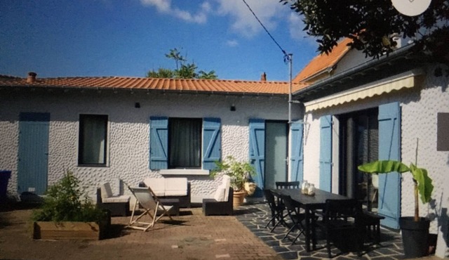 La Baule Pornichet house with garden and terrace near the sea, train station and shops