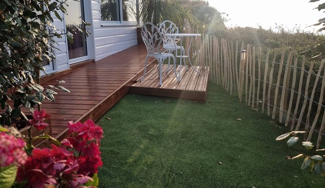 La Bayeuzen - Cabane Balnéo Panoramic sea view - Normandie Arromanches