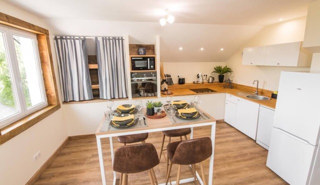 LA Beccaz - T2 Chaleureux Avec Sauna, VUE Montagne