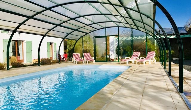 La BlatièreGITES with pool,sauna & gym-games room. Rural setting close to it all