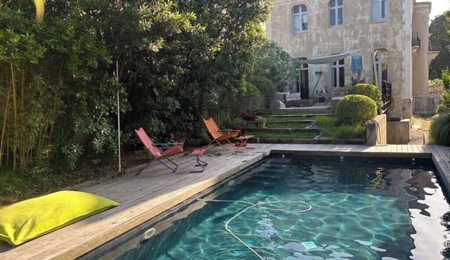 La Borie House in Biarritz with swimming pool and large garden.