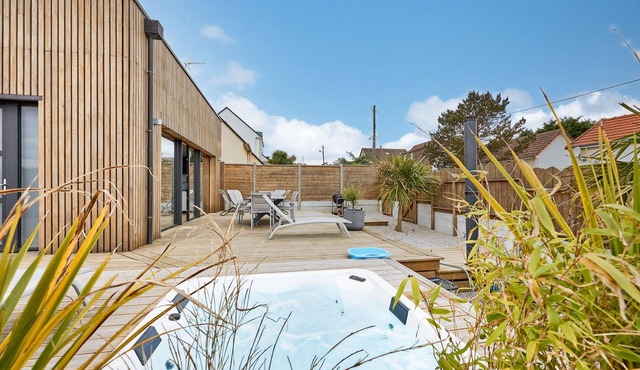 La Bouteille à la Mer, Maison d'architecte avec jacuzzi