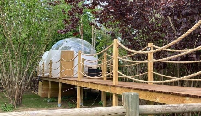 La bulle LOVE (chauffée) Au Domaine Du Pré Dieu