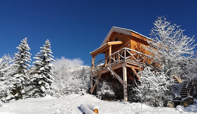 La Cabane du Sauteriau Cabin-style chalet on stilts Exceptional view