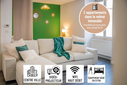 La Canopée - Parking - Centre ville - Netflix - 6 pers - 66m2