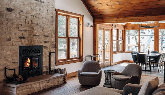 La Canopée | Spa | Piscine privé chauffé| Plein-air Mont-Blanc/Mont-Tremblant