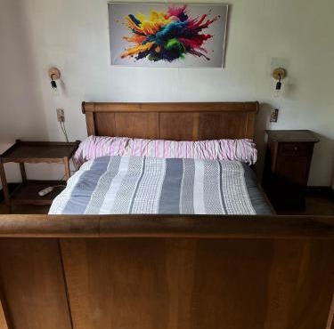 La chambre en bois de chez Antoine