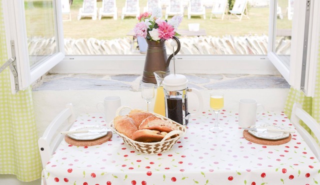 La Chouette 1 bedroom gite (1 of 3) with pool near Bagnoles