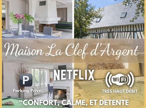 La Cle d Argent Elegante Maison Normande avec Jacuzzi et Jardin