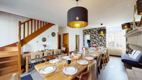 La Clef Decamp Villa et Cour Paradis 22 pers billard 20 min mer