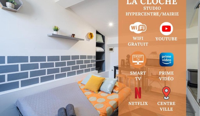 La Cloche Studio Hypercentre Mairie