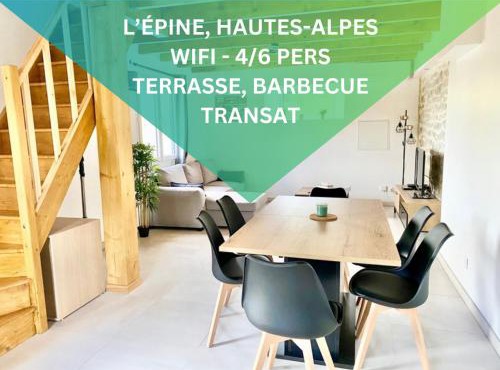 LA Conciergerie 05 - Gîte de la coopérative - Superbe Maison à L Epine - Wifi - 4 à 6 personne