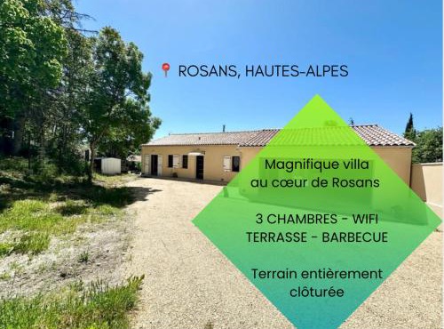 LA Conciergerie 05 Villa Kylsha Rosans WiFi Terrasse Confort