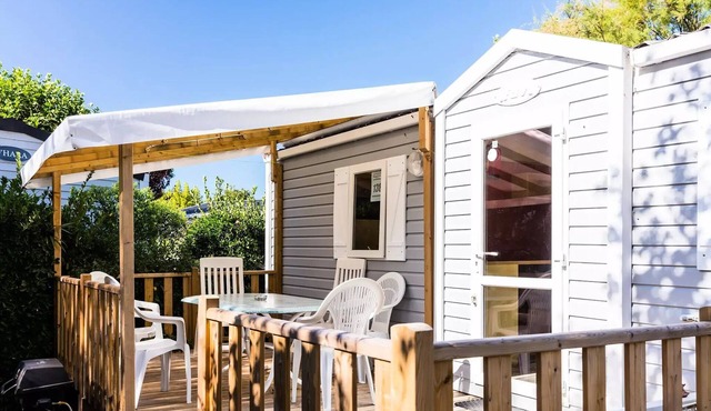 La Croix du Vieux Pont campsite* - Mobil-home Classic 3 rooms 4 adults + 2 children