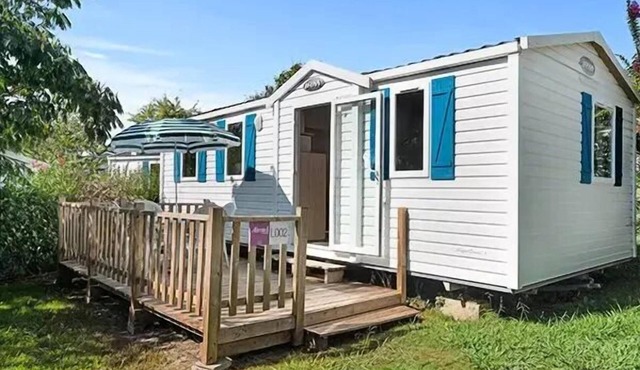 La Croix du Vieux Pont campsite* - Mobile home Comfort 3 rooms 4 adults + 2 children