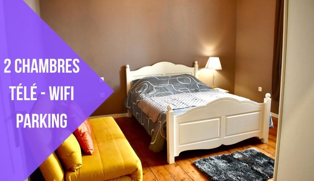 La Domus Lemaitre 7, WIFI, 2 chambres, parking