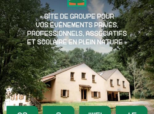 La Donaclaudré - Hébergement de groupe en pleine nature, idéal pour tous vos séjours ! 63 couchages - 2 grandes salles - Salle de jeux - Cuisine professionnelle - Accessible facilement - Localisation attractive -Proche Paris & Disney