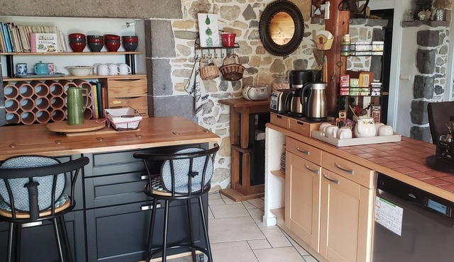 La Dorlotte charming house swimming pool 6 pers Mirefleurs near Clermont-Frd