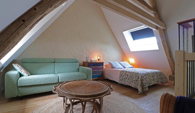 La Dragonne, centre de Bellême, maison entièrement équipée, jardin, vue forêt