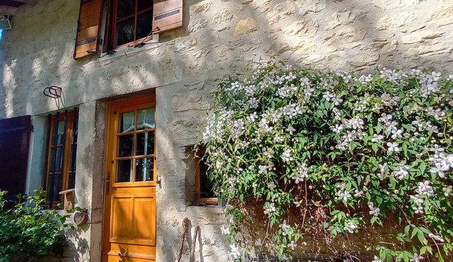 La ferme Biscot : Charm & Nature 45 min from Lyon. Renovated farmhouse with swimming pool