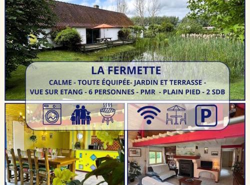 La Fermette-WIFI-Plain pied-6min de Le Crotoy-PMR