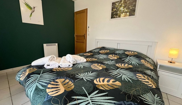 La Flemme en Rose - Villa Avec Piscine - Proche de la Mer - 10 Personnes