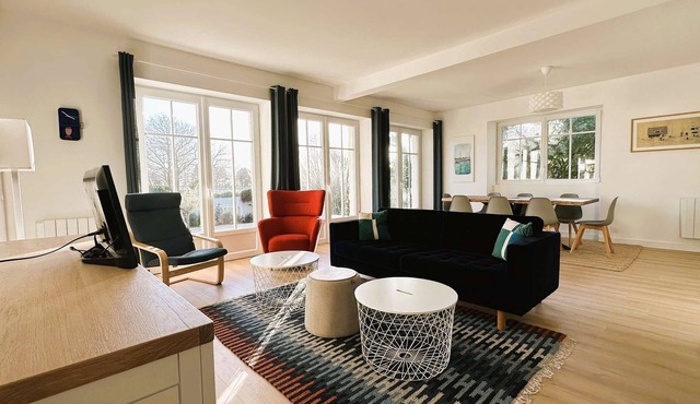 La Forêt-Fouesnant, charming house 8 pers, Kerleven beach on foot