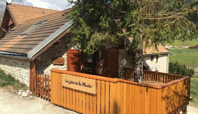 La Bergerie with elevated terrace mountain view