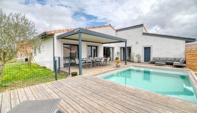 La Gragnaguaise - Maison climatisée avec piscine