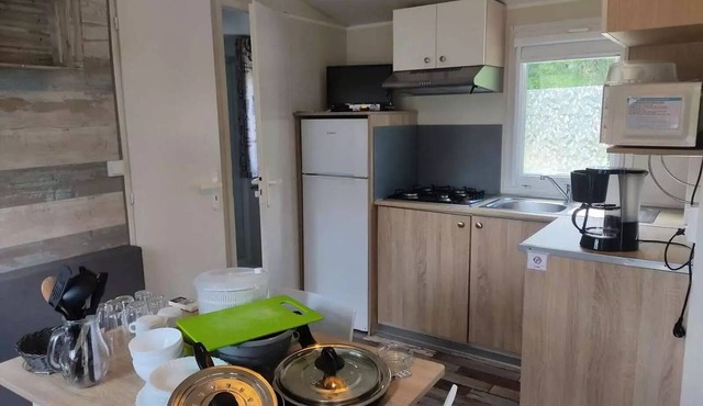 La Grande Prade Campsite* - Mobil Home Confort Noyers Air-conditioned 3 rooms 4/6 people