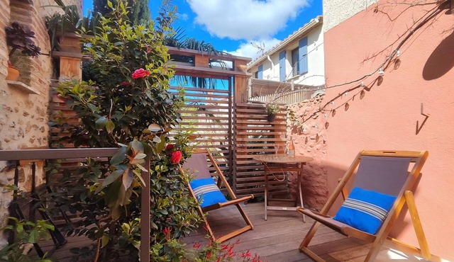 La Grange aux Hirondelles, cottage for 2 near Collioure and Argelès-sur-Mer