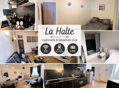 La Halte Appartement confortable proche gare et centre historique