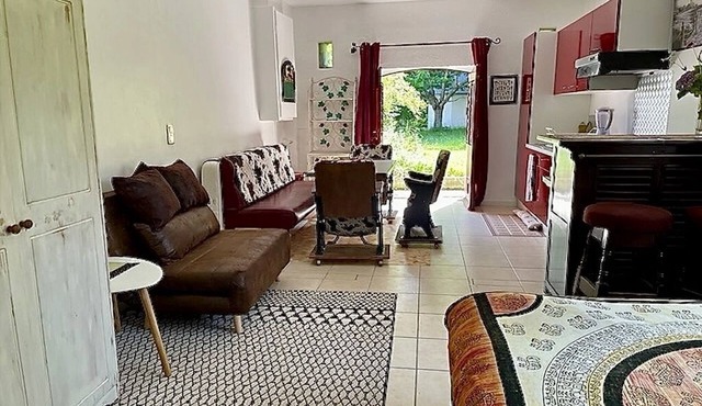 La Janounine, charming studio in a private park with swimming pool.