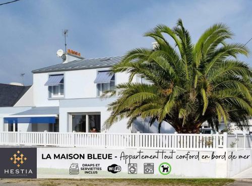 La Maison Bleue en Iroise - Randonnées GR34 - Plage 10 min à pieds - wifi, vélos VAE gratuits, jardin - Exposition plein Sud