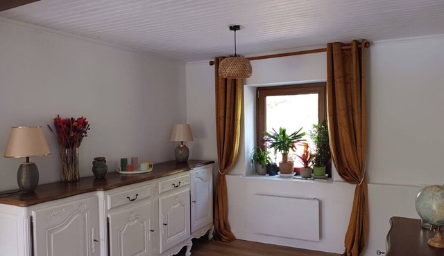 La maison bleue: a green spot between hiking, biking, tobogganing and paragliding.