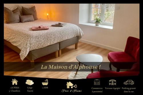 LA MAISON D'ALPHONSE, charmante, centre historique, 2-6 personnes, Terrasse & jardin, Accès rivière