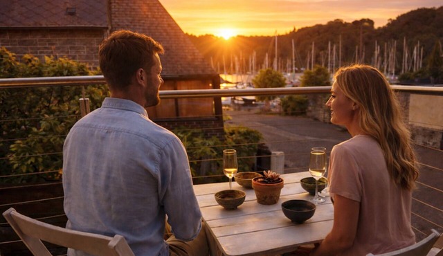La Maison Rose Near Dinan - View of the river - Pets allowed