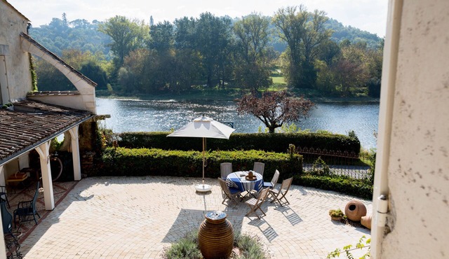 La Maison de la Rivière, a fabulous view of the Dordogne River