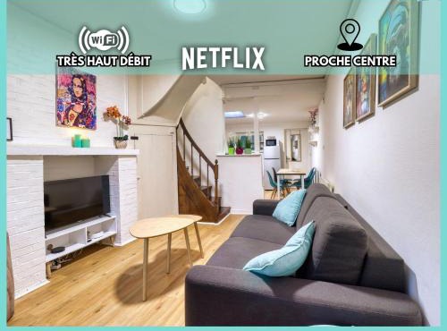 La Maison POP I Parking gratuit I Amiens centre I 6 personnes