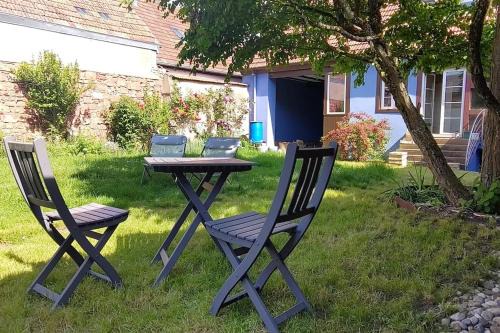 La Maisonnette Bleue, Eco-logis équipé de toilettes sèches